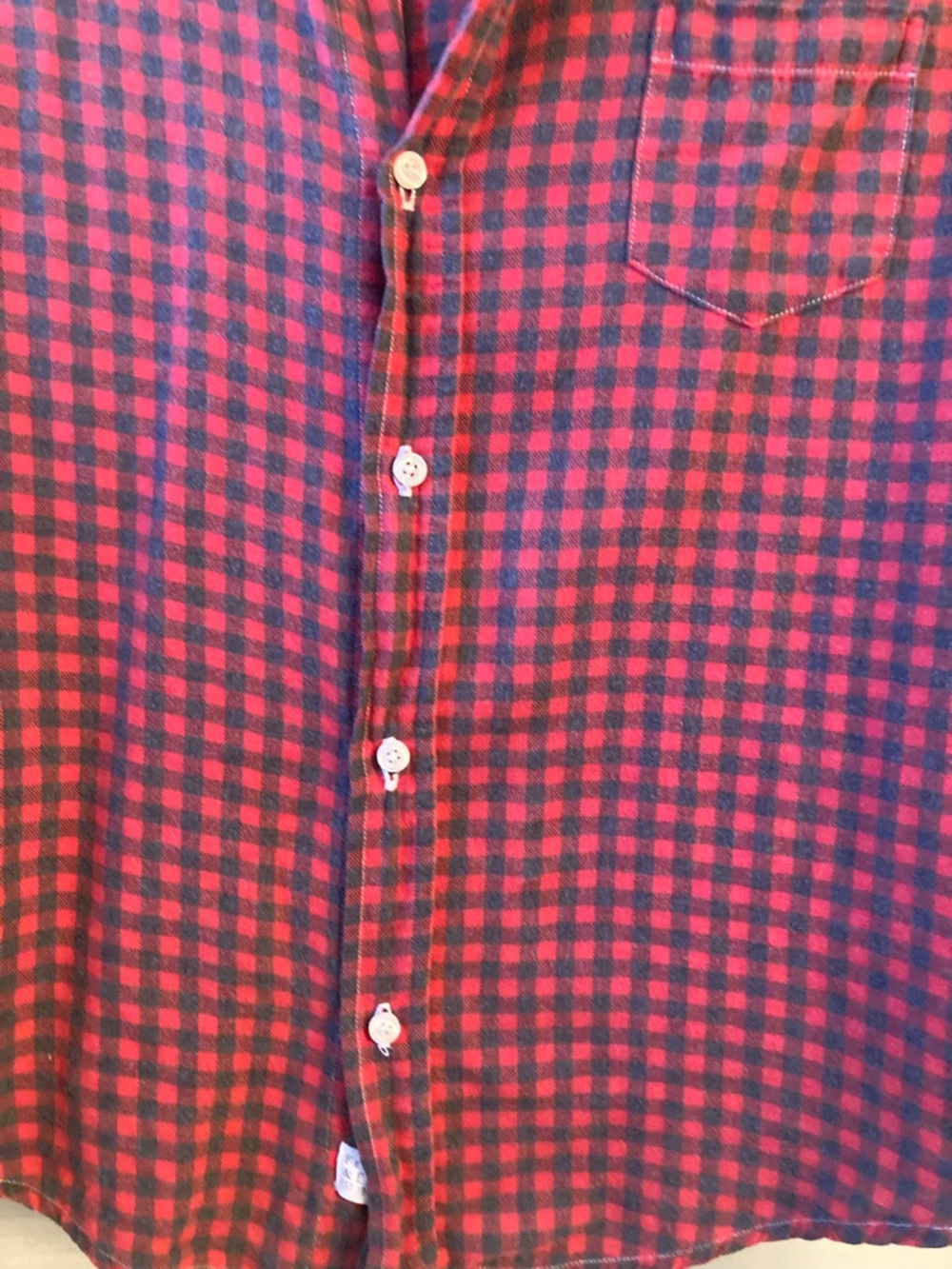 Frank & Eileen Red and Black Check Button-Down Shirt - Picture 5 of 5